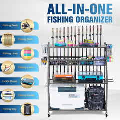 Close-up of premium soft rubber coating protecting fishing rods