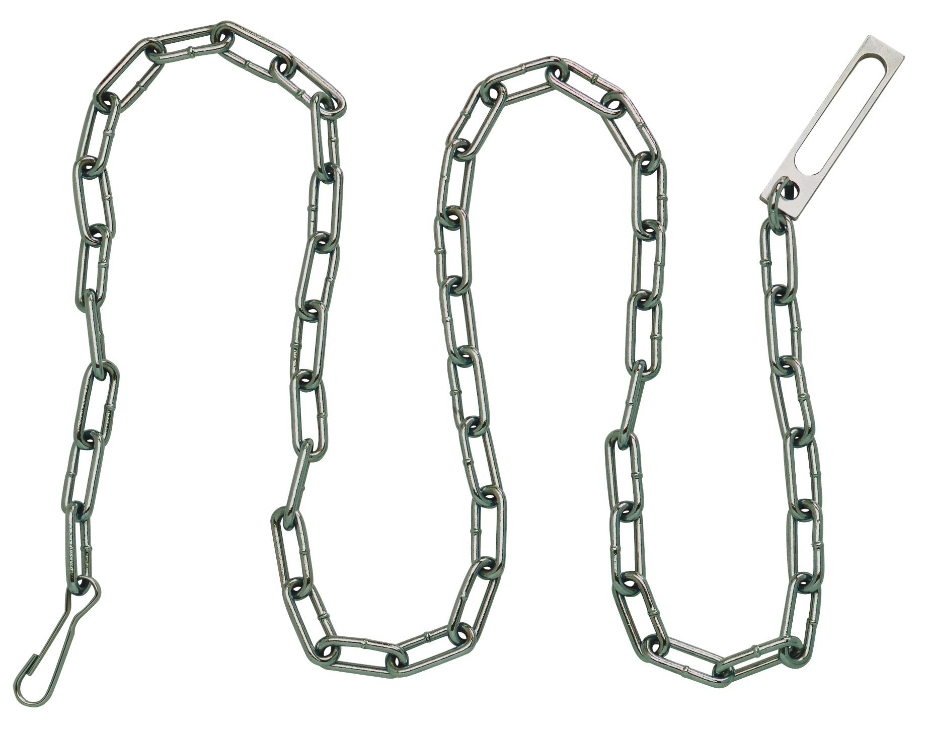 Peerless PSC60 security chain with end link for versatile waist restraint and secure transport.