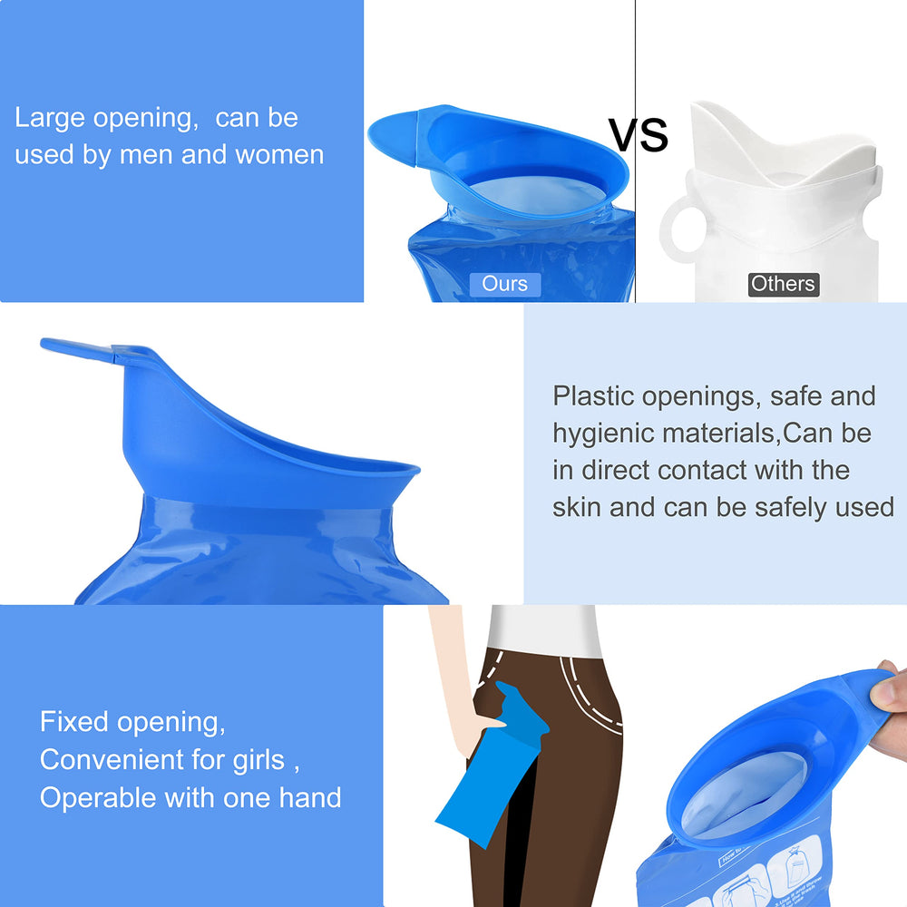 Peesfun urine bag sealing technology keeps liquids contained and odors minimized.