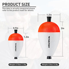 THKFISH Peg Floats Slotted 12pcs color options