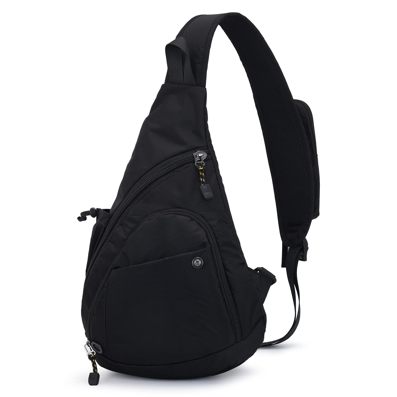 Peicees sling bag main compartment keeps essentials secure during daily commutes.