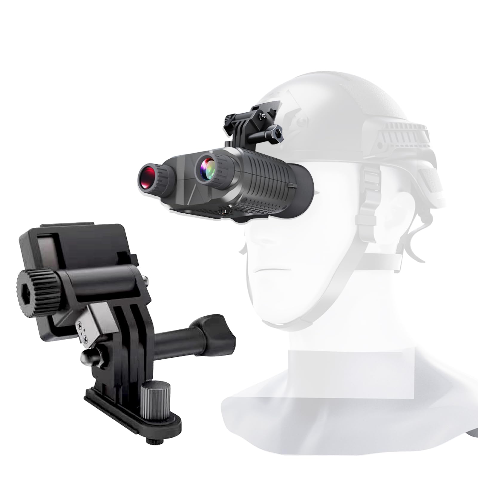 PEIKETAO Night Vision Goggles 1312ft range view showcases extended night surveillance potential