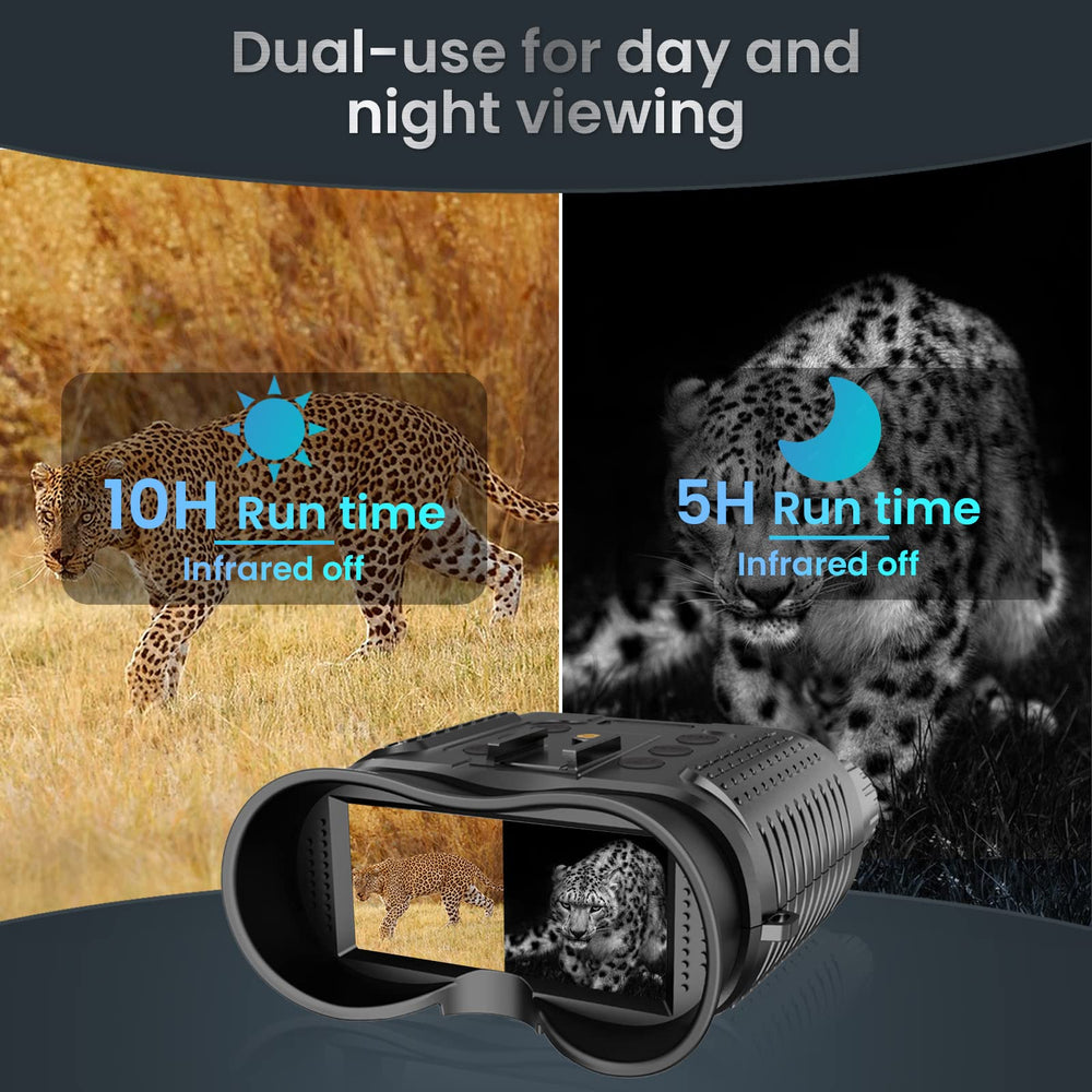 PEIKETAO Night Vision Goggles 850nm IR illuminator enables brighter scenes