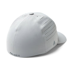 Pelagic Delta Icon Hat logo detail, high-density badge adds durability and style.