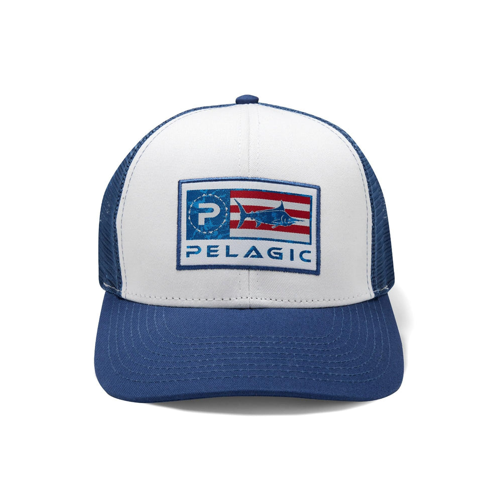 PELAGIC Icon Trucker: vented mesh back for breathable comfort.