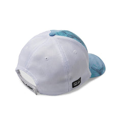 Pelagic Offshore Icon Gyotaku Low Profile Trucker back view showing adjustable snapback