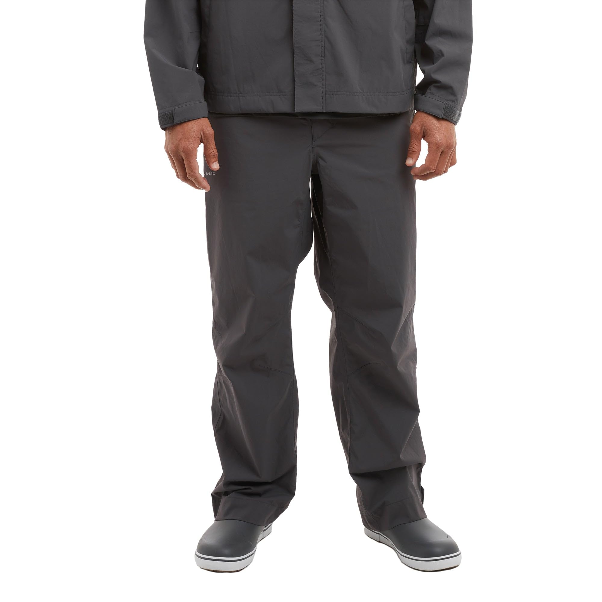 Pelagic Squall Pant Graphite back view emphasizing taped seams for durability