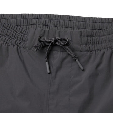 Pelagic Squall Pant Graphite fabric close-up emphasizes recycled nylon texture.