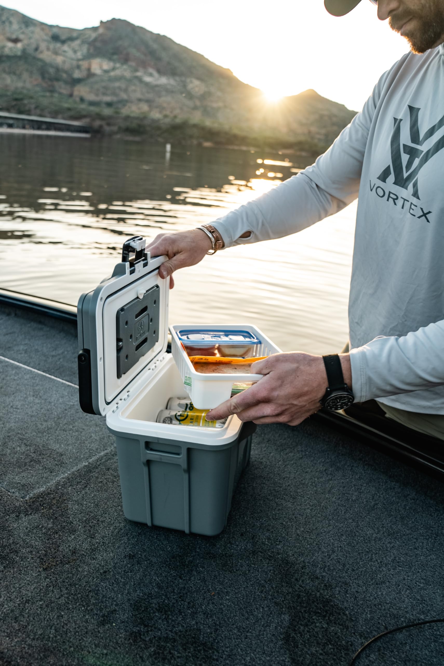 Pelican 14-Quart lunch box cooler warranty info with 3-year coverage.