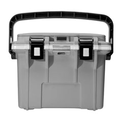 Pelican 14qt lunch box cooler front view, compact personal cooling for meals on the go