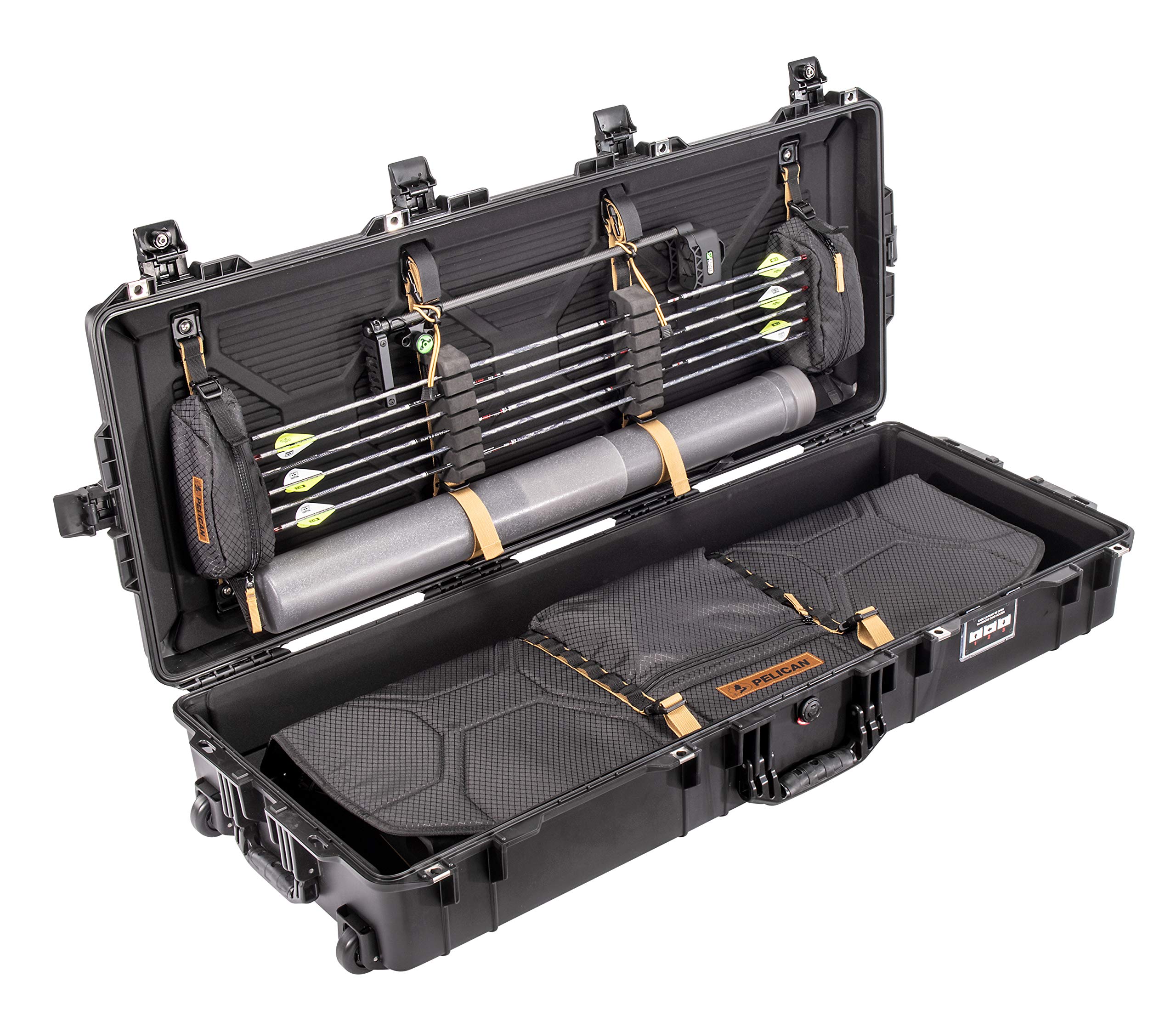 Pelican 1745airbow case dimensions reveal interior space for organized gear.