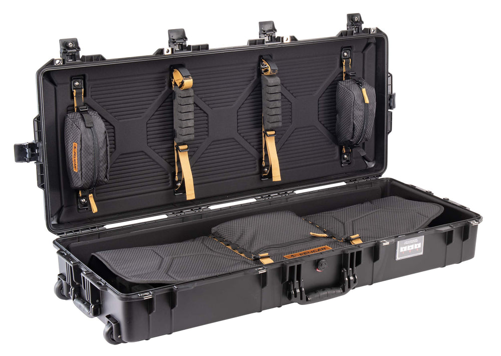 Pelican 1745airbow outer view shows rugged protection for travel gear.
