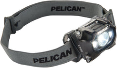 Pelican 2760 headlamp front view for trail illumination and reliability.