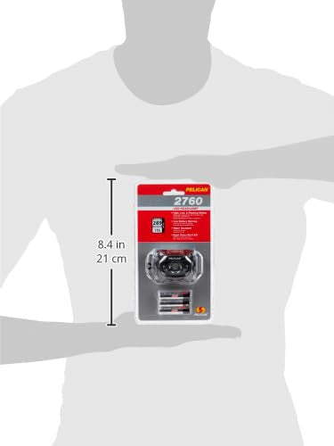 Pelican 2760 headlamp worn on head for hands-free night navigation.