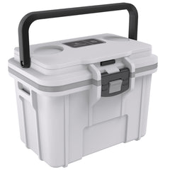 Pelican 8 Quart Lunch Box Cooler front view shows durable construction for daily use.
