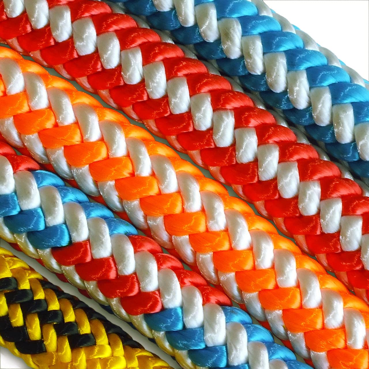 Pelican Arborist Rope red white colorway improves daytime visibility