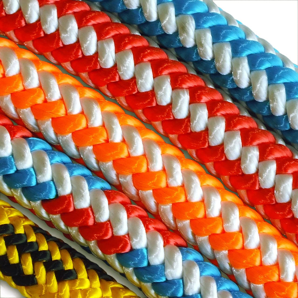 Pelican Arborist Rope red white colorway improves daytime visibility