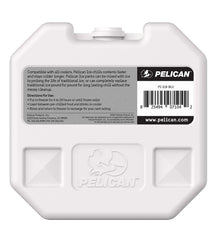 Pelican cooler ice pack inside showing fast chilling and long cold retention.