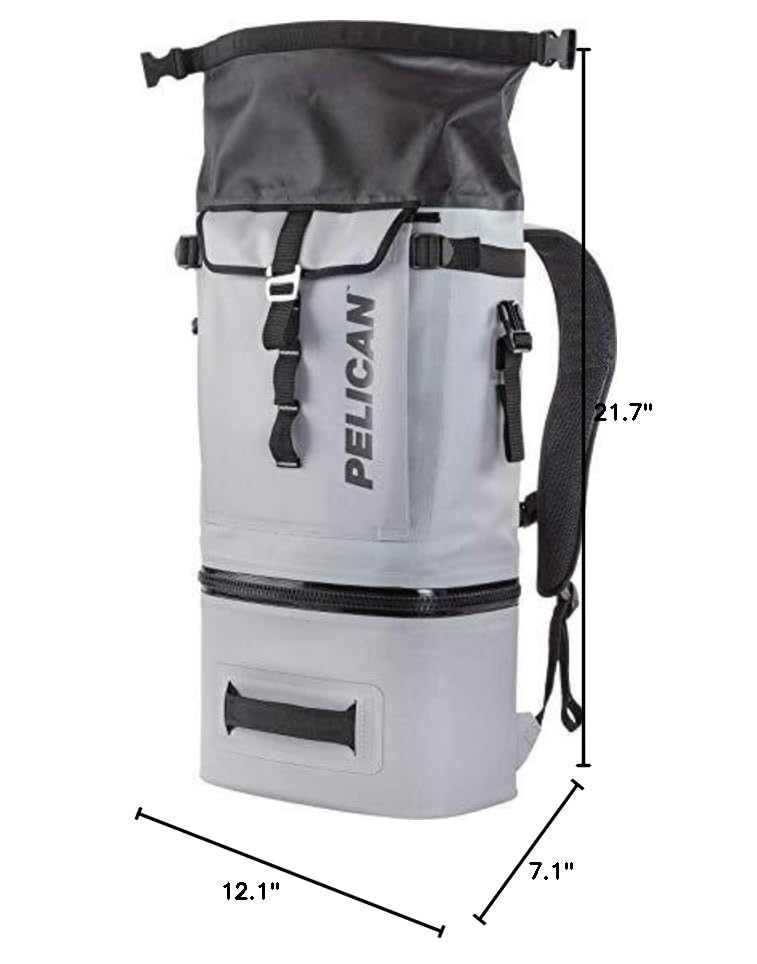 Pelican Dayventure Backpack Cooler front pocket provides quick-access storage