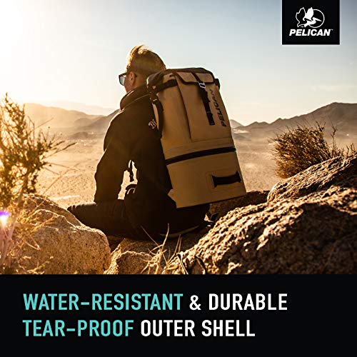 Pelican Dayventure Backpack Cooler padded shoulder straps ensure comfortable carrying