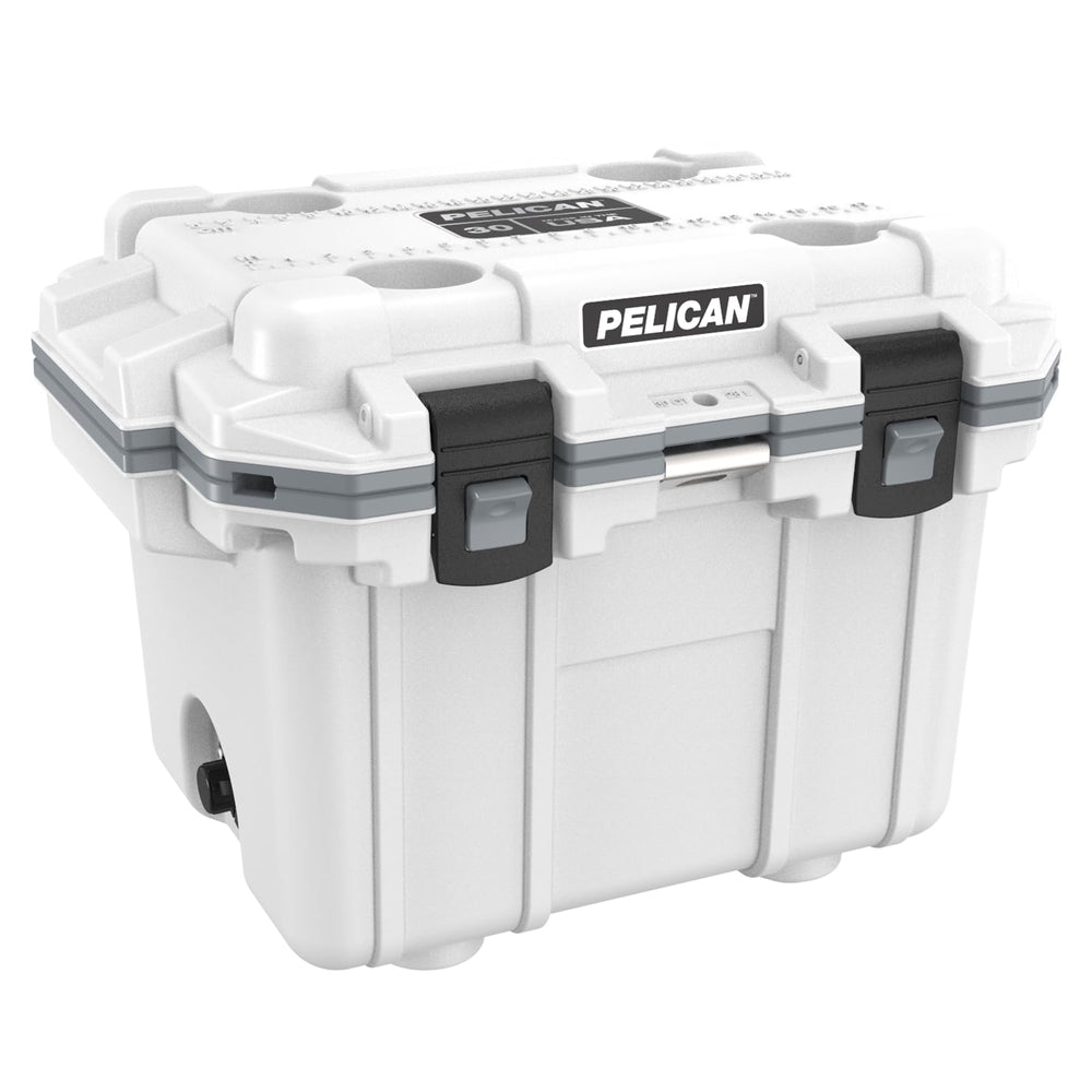 Pelican Elite cooler with ice retention keeps items cold on rugged trips