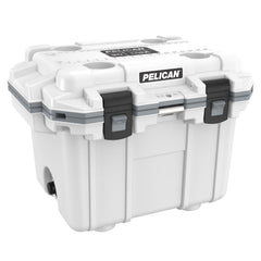 Pelican Elite cooler with ice retention keeps items cold on rugged trips