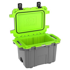 Pelican Elite 50qt insulation closeup highlighting freezer-grade seal for long ice retention.