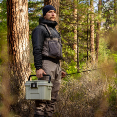 Pelican Elite Cooler with removable ice pack adds versatile on-site cooling.