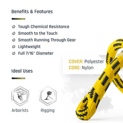 Pelican Rope Arborist-24 11mm diameter highlights lightweight, strong performance for ascenders