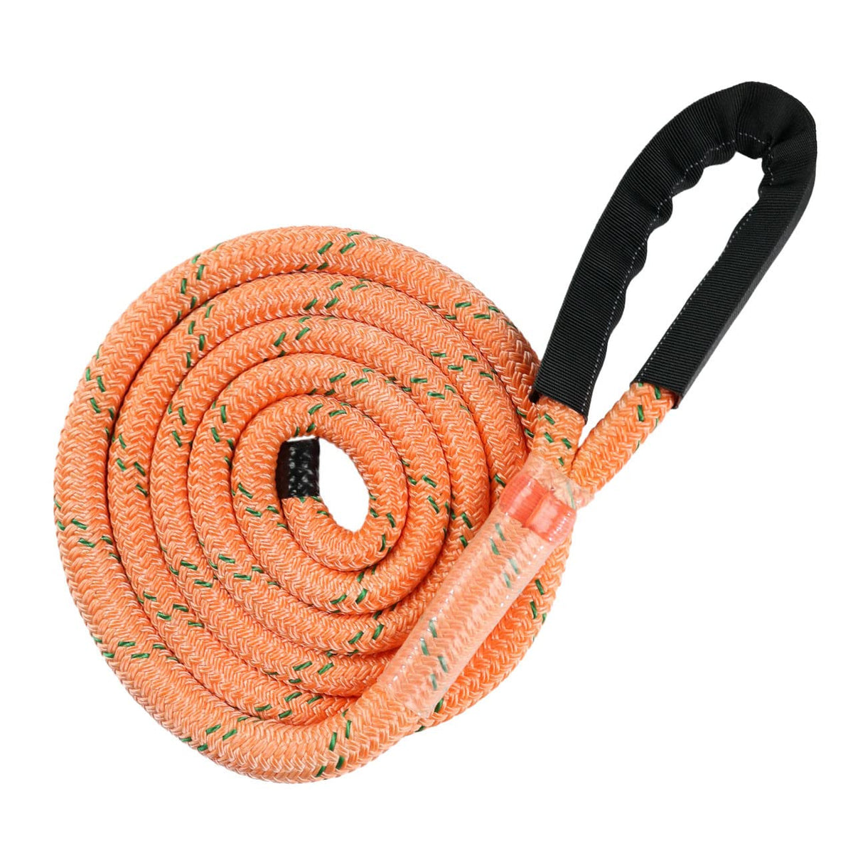 Pelican Rope dead eye sling in orange for arborist rigging and load handling.