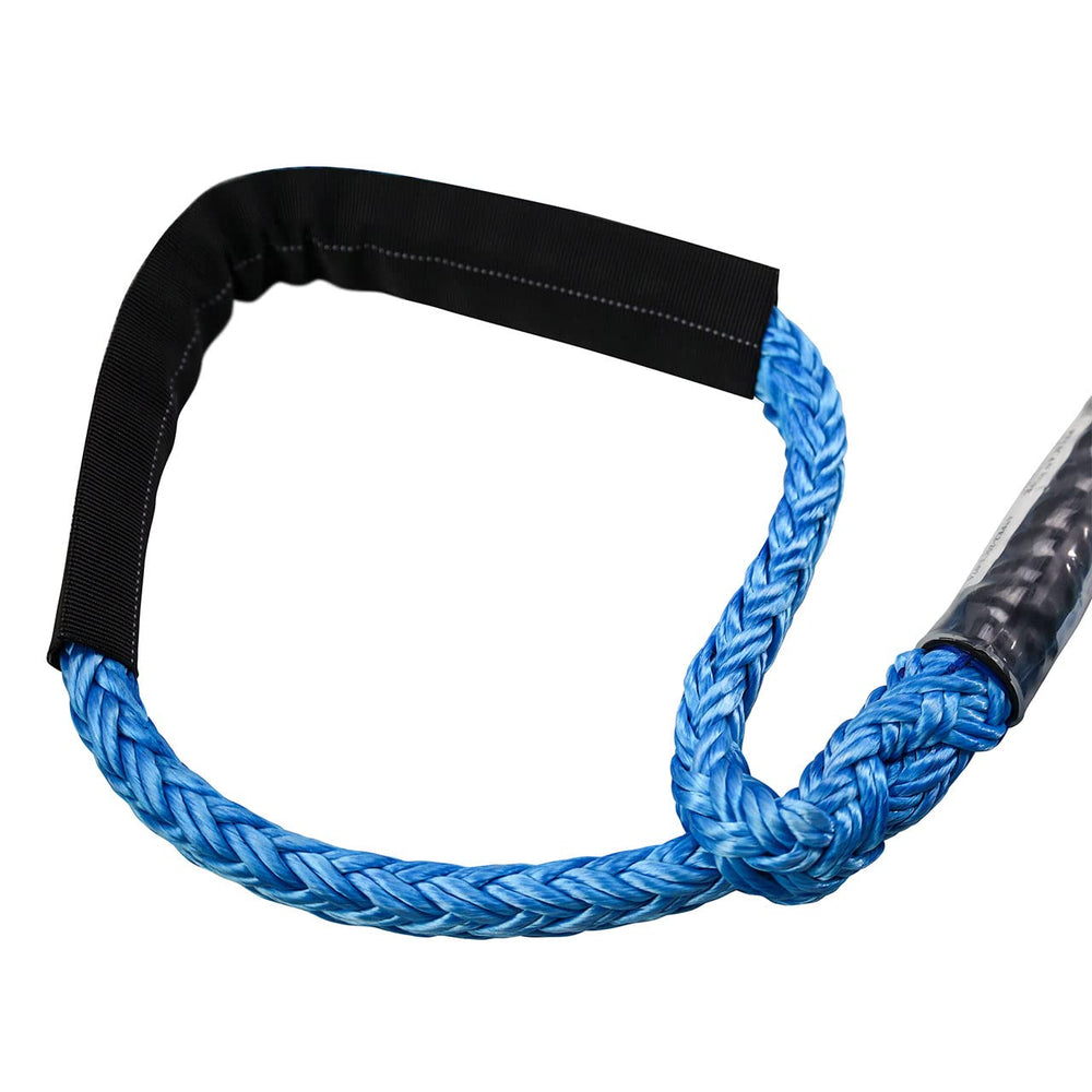 Pelican Rope Brainiac Whoopie Sling abrasion protection reduces wear during difficult jobs.