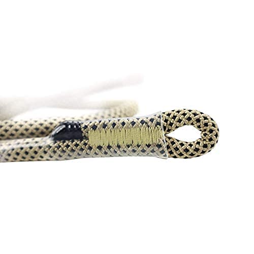 Bulldog 8mm friction hitch prusik showing enhanced slide control on abrasive ropes.