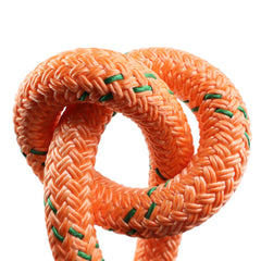 Pelican Rope Matador bull rope shows polyester cover protecting against wear.