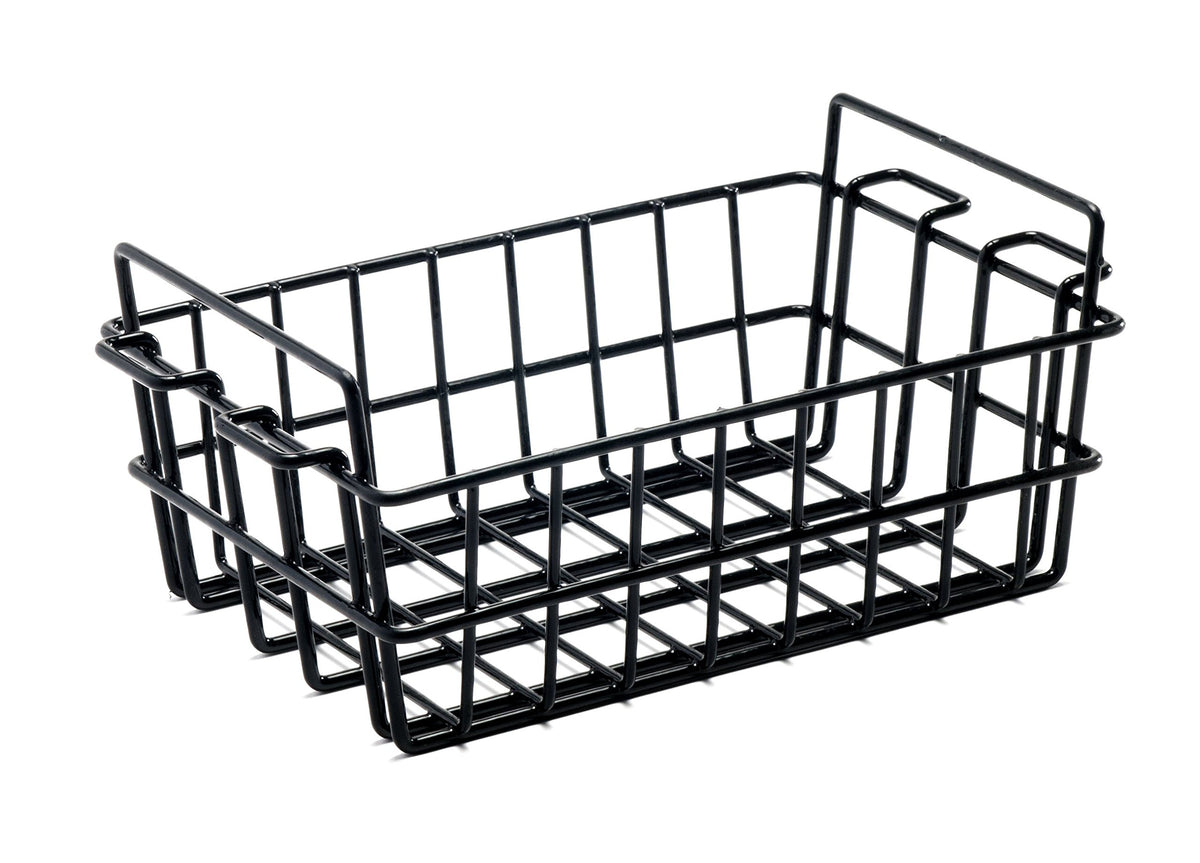 Pelican small wire basket inside Elite 50/70 qt cooler for organized, dry storage.