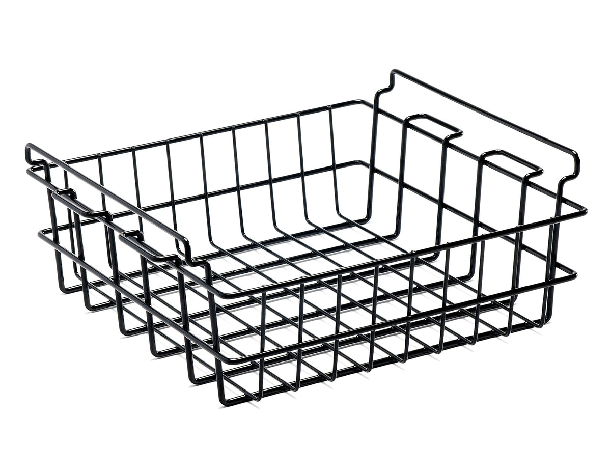 Pelican wire basket for Elite 80 QT cooler keeps items dry and organized.