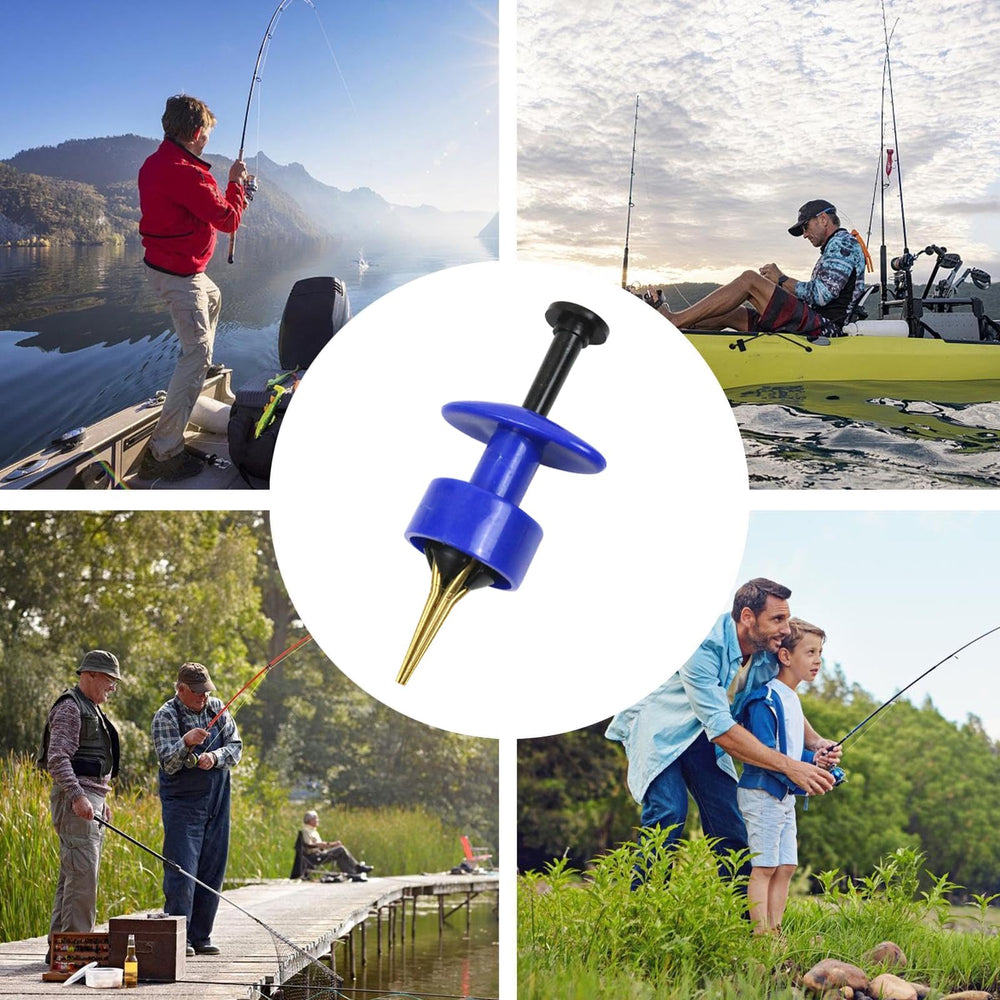 Pellet Bander Tool compatible with paste fishing setups for versatile use.