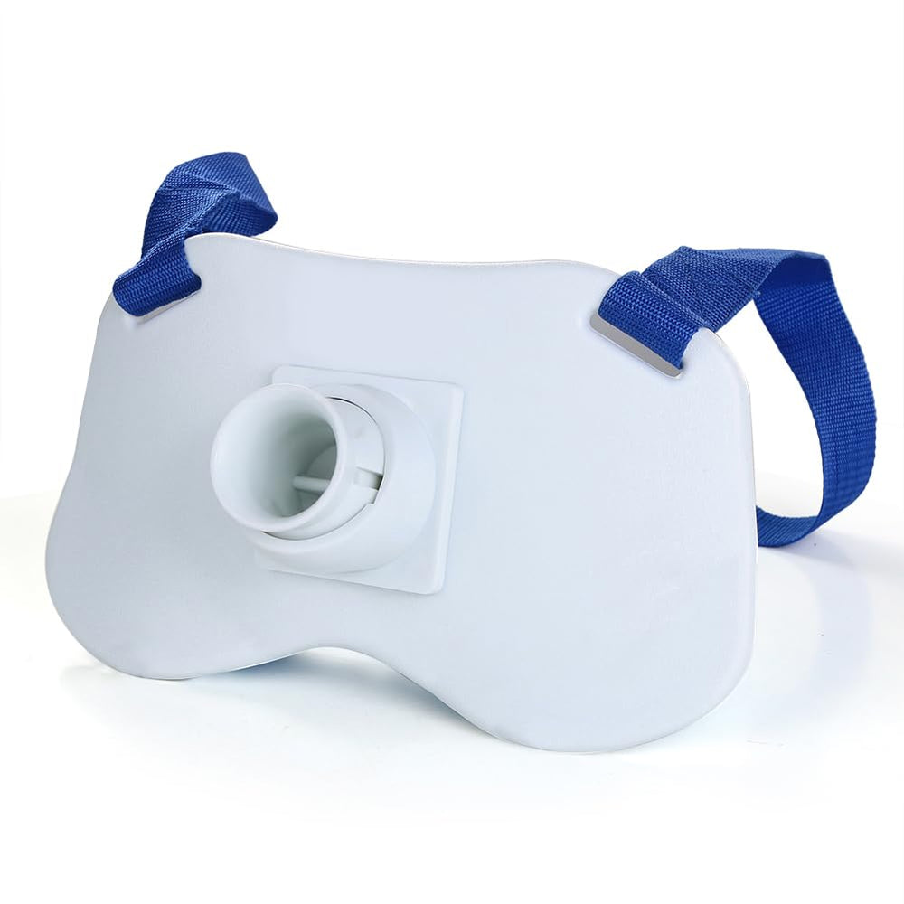 Adjustable waist belt showing safety buckle