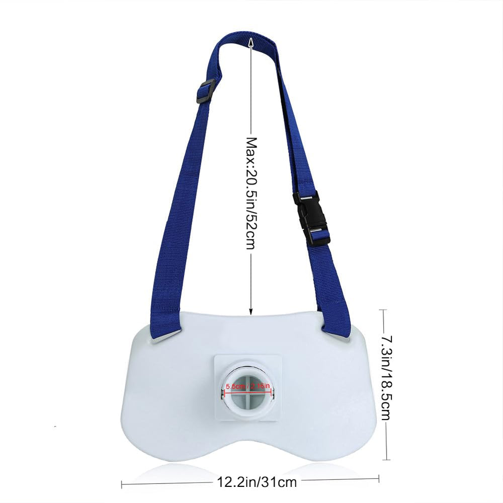 Padding backing providing reduced strain during fishing fights