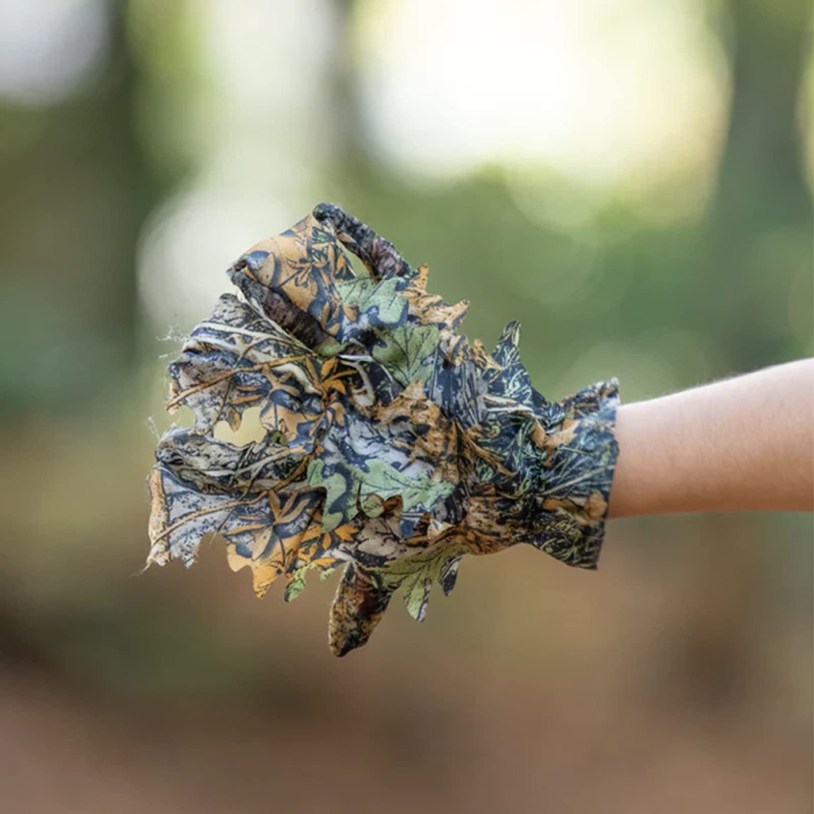 PELLOR Ghillie Suit full-face mask for cautious woodland angles