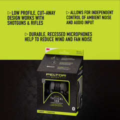 Peltor Sport Tac 500 NRR 26 dB label