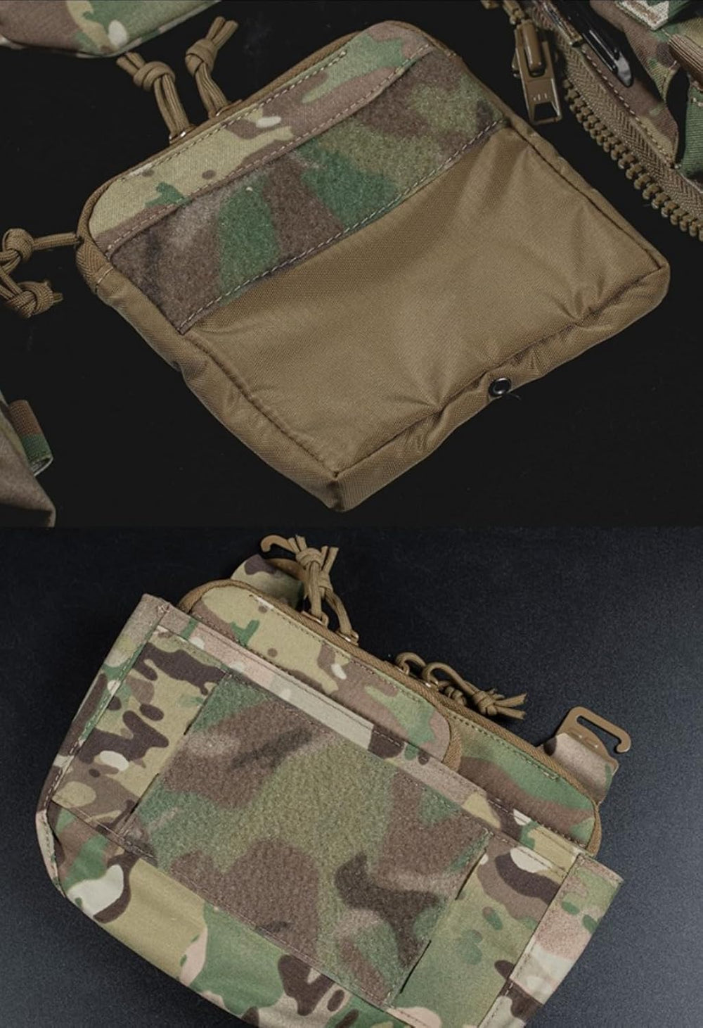 Peminkoo black color surface for a low-profile tactical look.