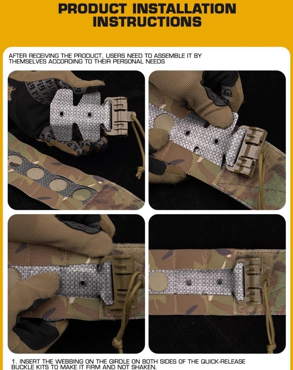 Peminkoo F.CPC V5 packaging contents includes buckle pair