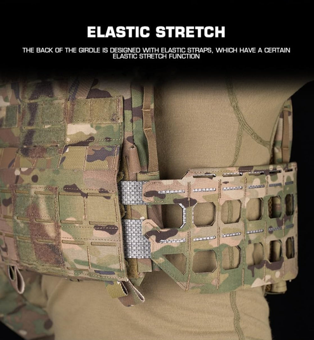Peminkoo tactical girdle deployed for hunting and outdoor setups.