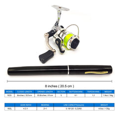 Pen rod handle aluminum shell for comfortable grip