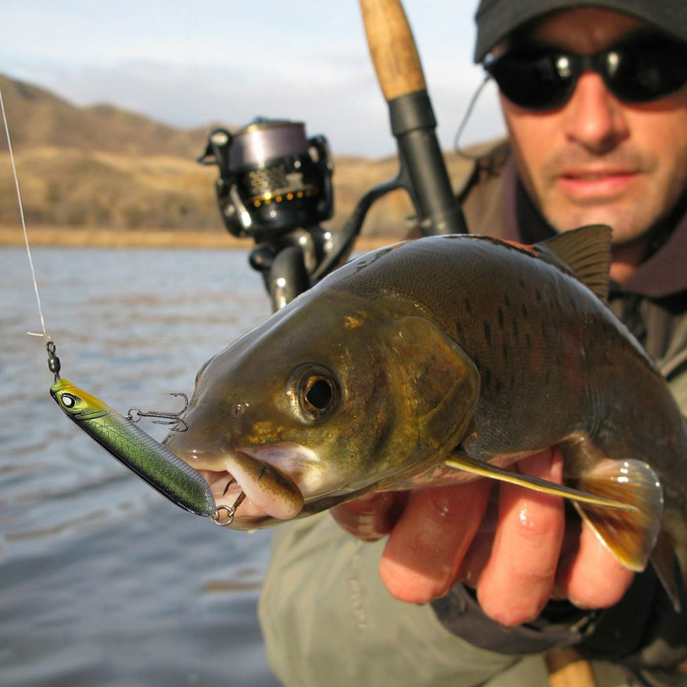 Pencil Popper lures with box packaging