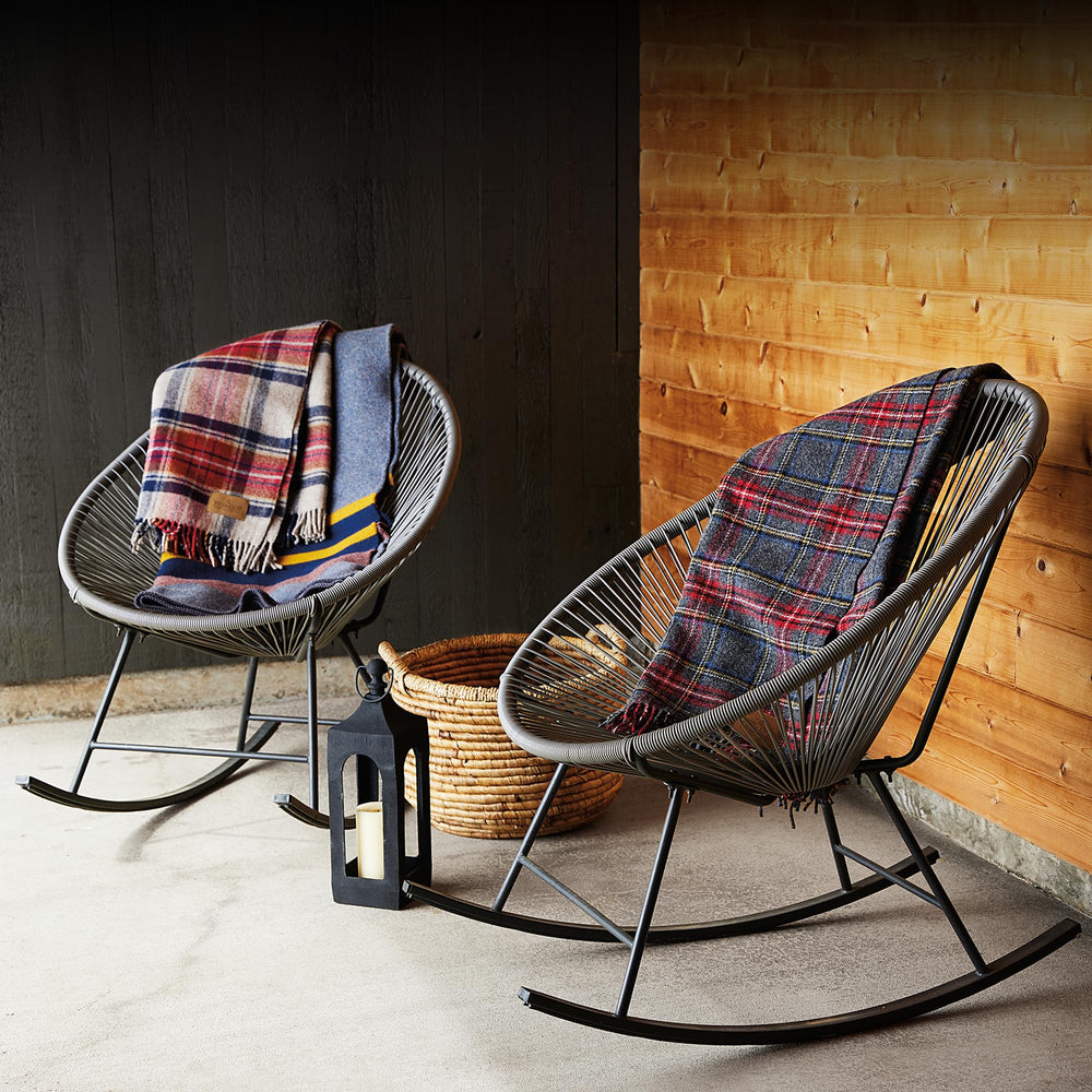Pendleton blanket ideal for camping, concerts, picnics, or chilly evenings by the campfire.