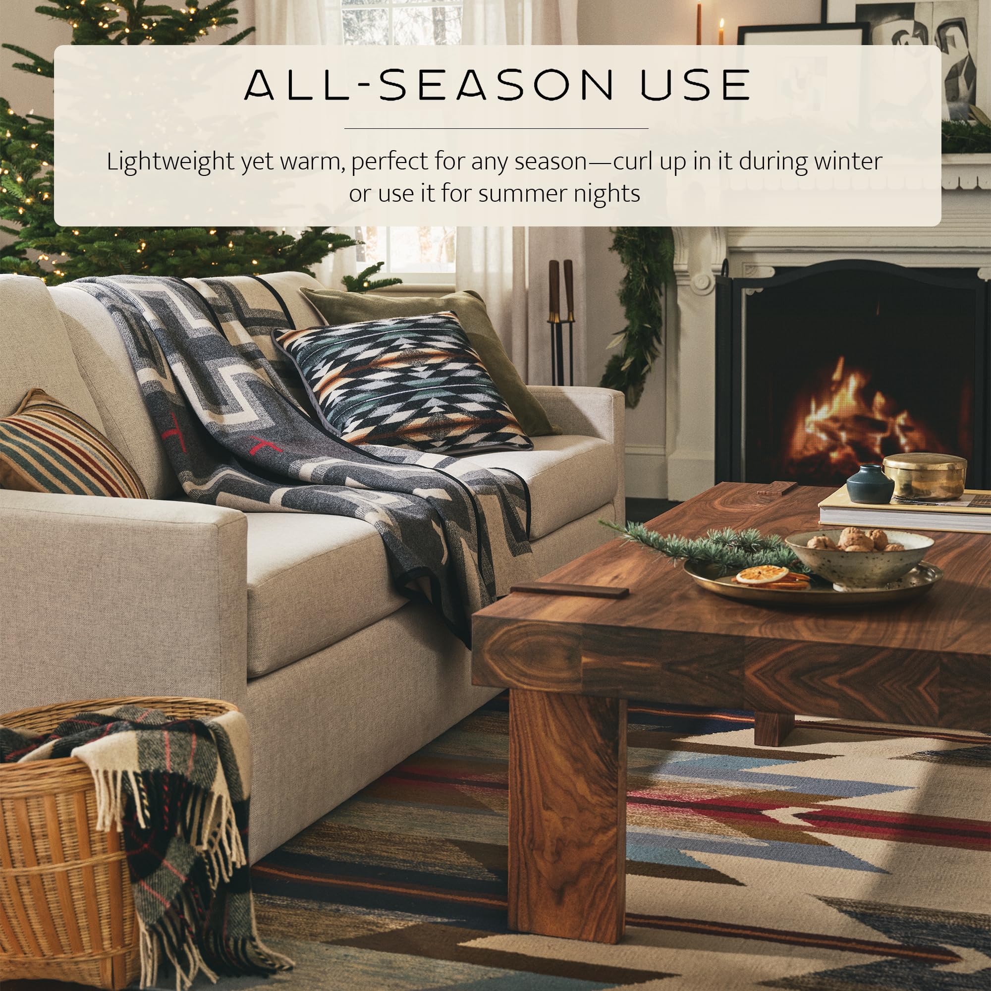 Pendleton warmth makes a thoughtful gift for friends and family who love versatile comfort.