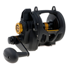 PENN 16VS Squall side view reel with lightweight graphite frame for durability.