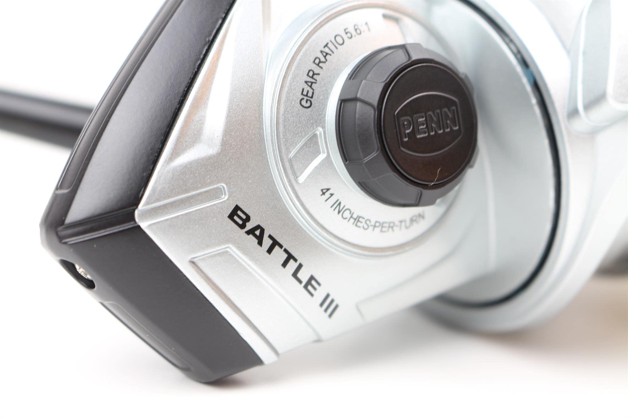 PENN Battle III DX line capacity rings illustrate precise line management for varied setups.