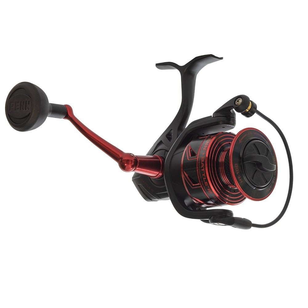 PENN Battle III inshore reel front-drag close-up showcasing smooth HT-100 drag.
